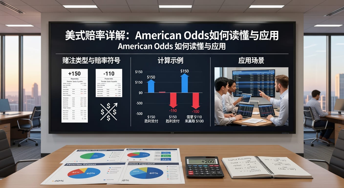 美式赔率 american odds：换算与投注读法指南