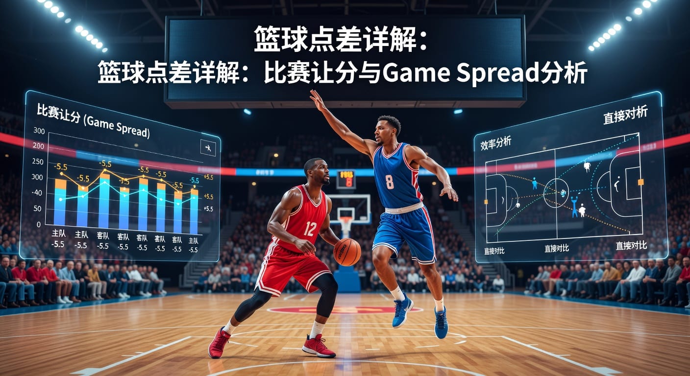 篮球点差与比赛让分 game spread：盘口解读