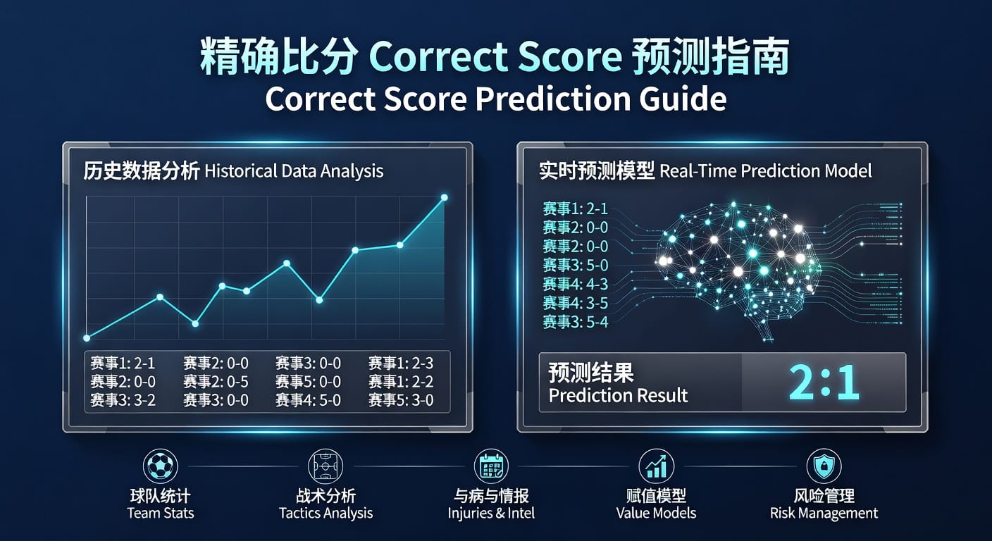 精确比分 correct score｜足彩体育官网实战解读